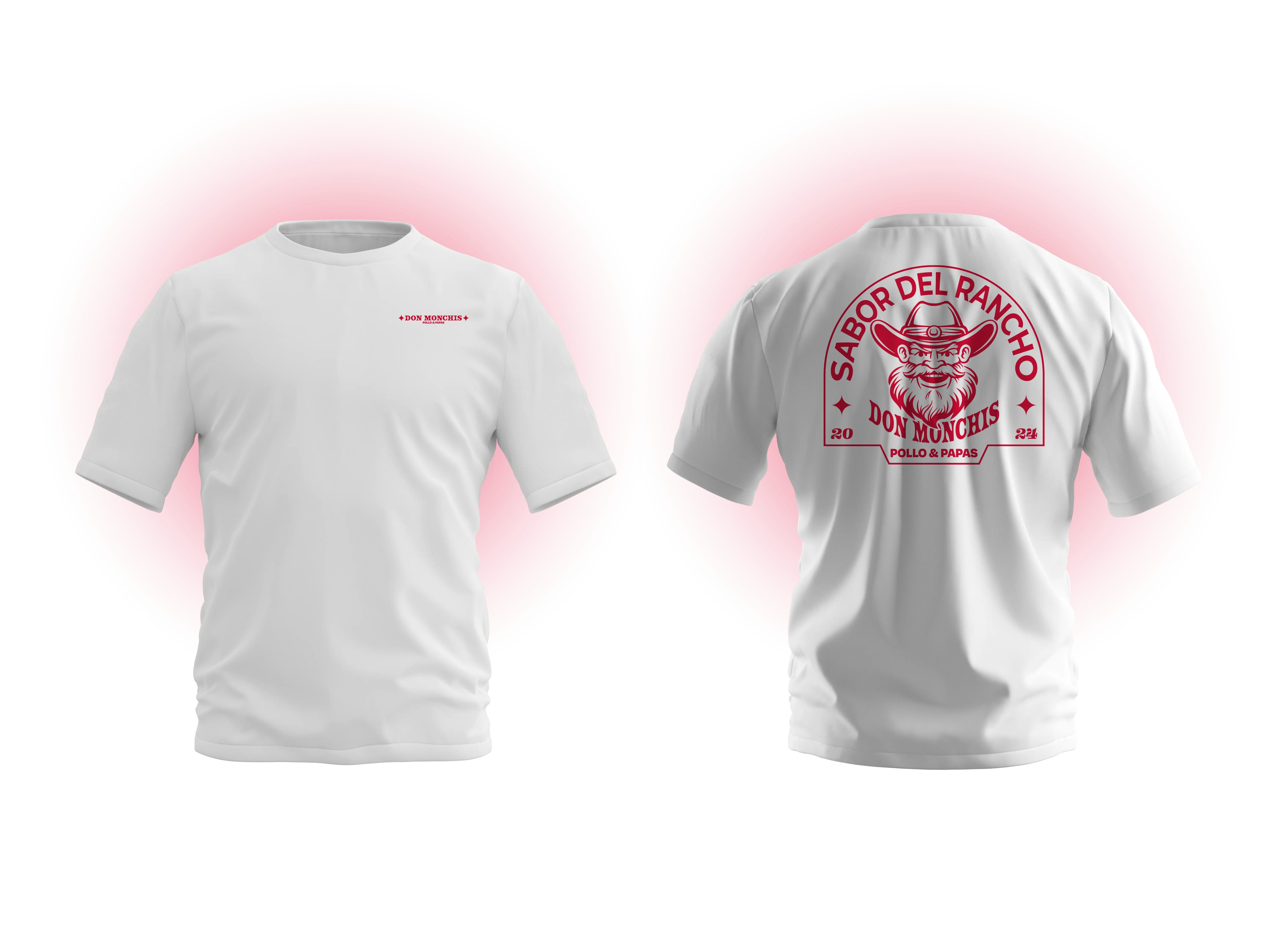 Mockup de camiseta frente y espalda.